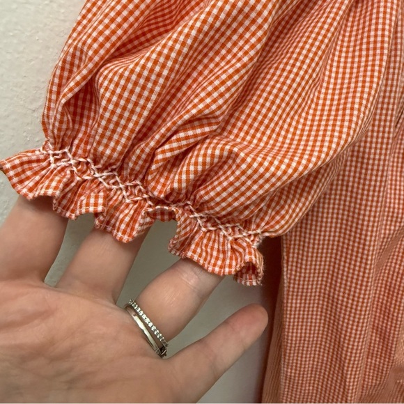 Smocked Girls Dress Clemson tigers paw print size 6X - Picture 3 of 8